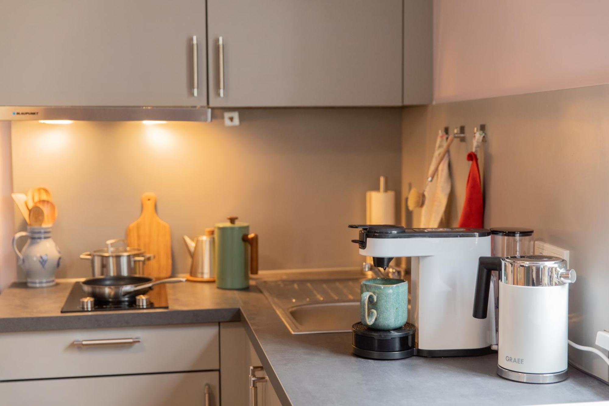 Altstadt Apartment Am Dom Wetzlar, 1 Zi, Kueche, Bad Mit Parkplatz Am Grundstueck מראה חיצוני תמונה